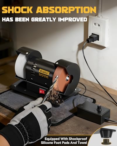 Ecarke 3-Inch Mini Bench Grinder
