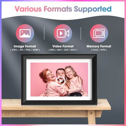 【New 2023】 Skyzoo WiFi Digital Picture Frame, IPS HD Touch Screen Smart
