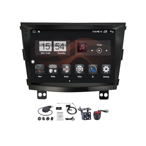 Autoradio double DIN Android 12 écran tactile 9 pouces avec commandes au volant - 2