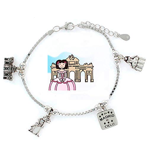 Eres lo mas mujer Pulseras Ciudades, Comunidades Autónomas y Paises Plata...