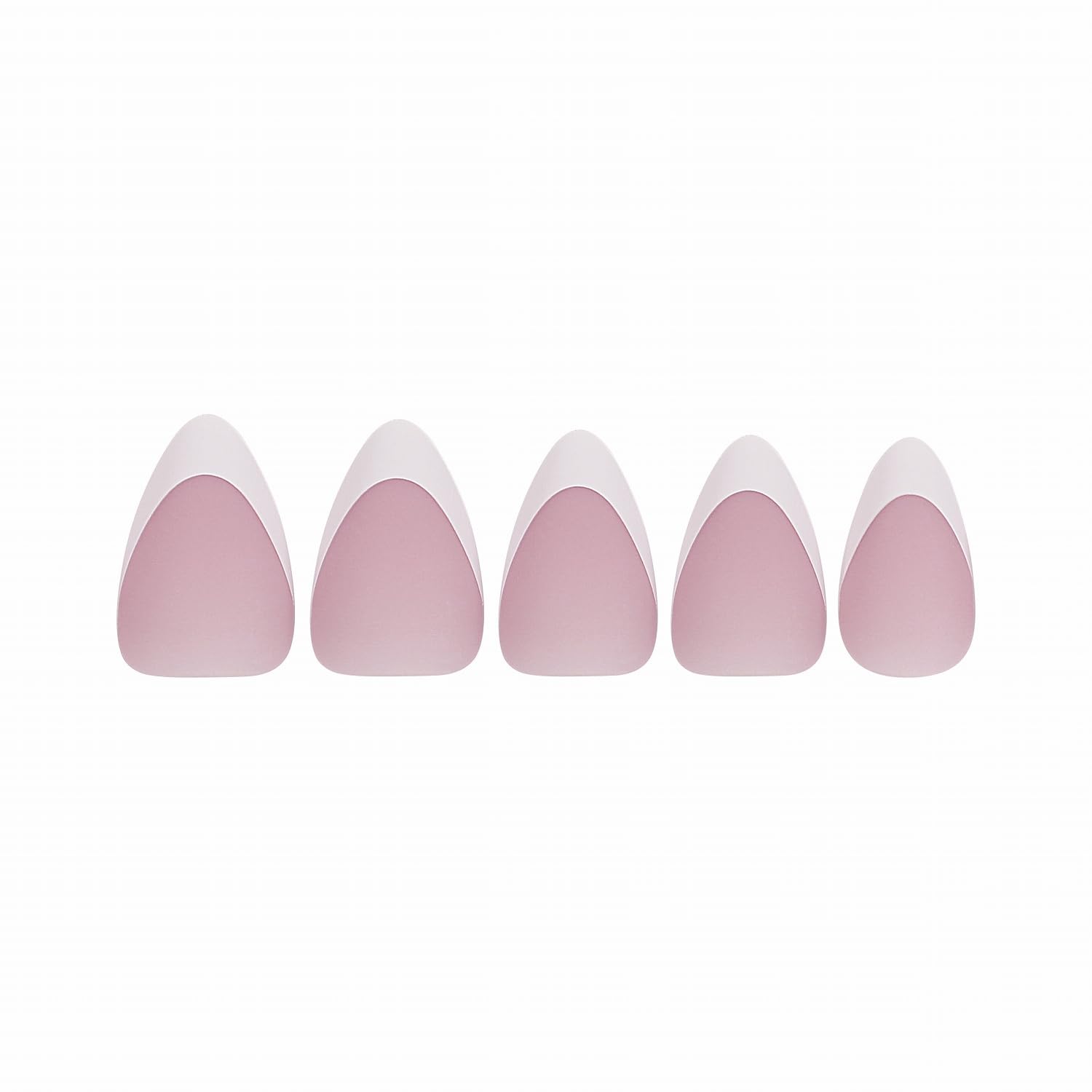 Allkem Soft Gel Nail Tips - Extra Short French Stiletto Nail Extensions Kit - 12 Sizes Long Full Cover Nails - Neutrals - Chic (360 Pieces)
