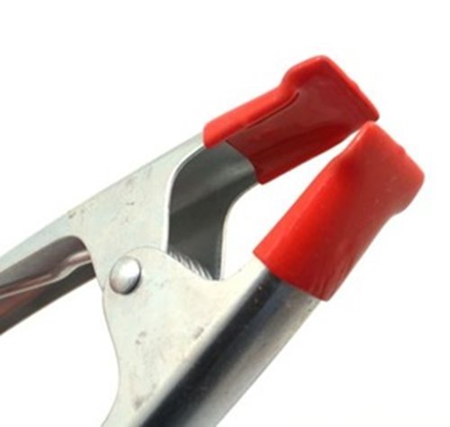 SET 10 PZ. MORSETTO PINZA A MOLLA 160 mm X FISSARE BLOCCARE IN ACCIAIO PUNTE PLASTIF