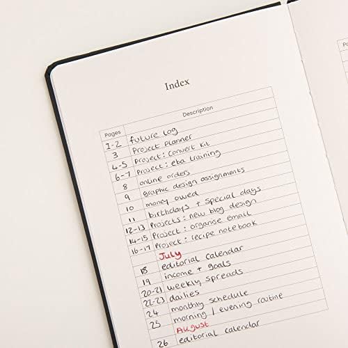 Yop & Tom A5 Dot Grid Journal - Tarot Hand - With Hardback Vegan Leather Cover and Extra Thick (160 GSM) Paper - Deep Ocean