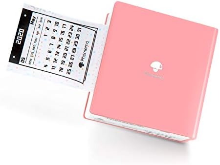 Phomemo M02 mini Printer-Pocket Small Photo Printer for Phone,203DPI Portable Bluetooth Sticker Printer Compatible with Android&IOS, for Study Note, Daily Plan, White
