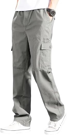 Amazon Brand - INKAST Men Stylish Multi-Pocket Cargo Pants | Casual Fit | Modern Trousers