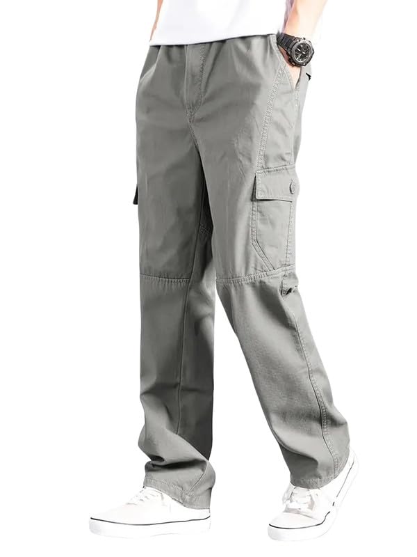 Amazon Brand - INKAST Men Stylish Multi-Pocket Cargo Pants | Casual Fit | Modern Trousers