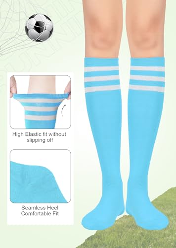 Image of American Trends Women Softball Socks Knee High Tube Socks Long Baseball Soccer Socks for Youth Girls
