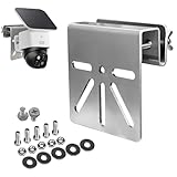 【Dimensions compactes】 : avec une taille de 9 × 8,6 × 3,2 cm (3,5 × 3,2 × 1,2 pouces) et un poids de seulement 190 g, le support est léger et discret, idéal pour vos caméras de sécurité.