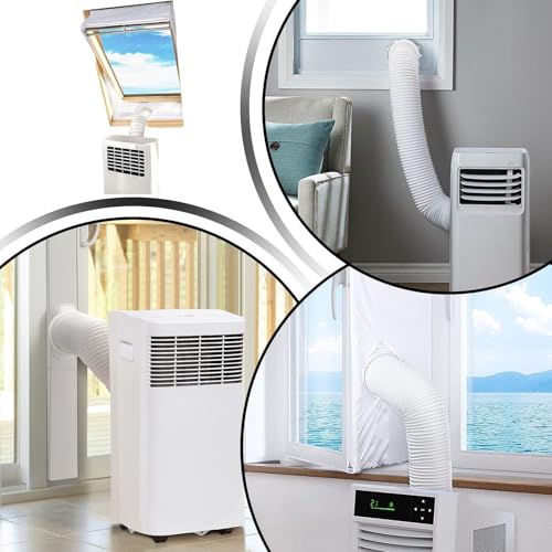 Tragbares Klimaanlagen- Set, tragbares AC- K- Zubehör, mobile Klimaanlage, Entlüftung für Zuhause, Wohnung, Studentenwohnheim, Schlafzimmer, Wohnzimmer, Arbeitszimmer-8