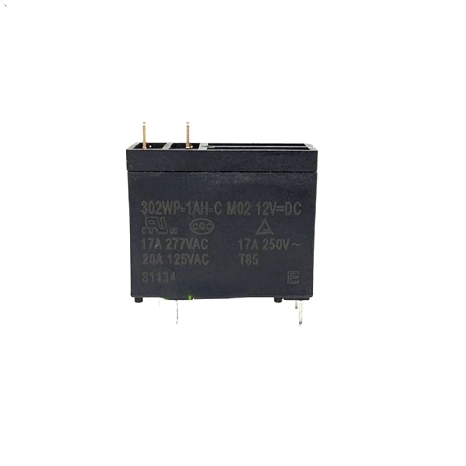 302WP-1AH-C-12VDC M02 17A 12V Power Strip Water Relay JQX-62F