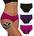 YESWEL Period Underwear For Women, Leak-Proof Hipster, Brief, Heavy Flow, 3 Pack (Medium, Multicolor02)