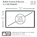 Elite Screens Sable Frame 128” Fixed Frame Projector Screen 16:9, Wall Mounted, 8K/4K UHD, ISF-Certified CineWhite, for Home Theater & Office, Compatible with Standard/Short/UST Projectors, ER128WH2