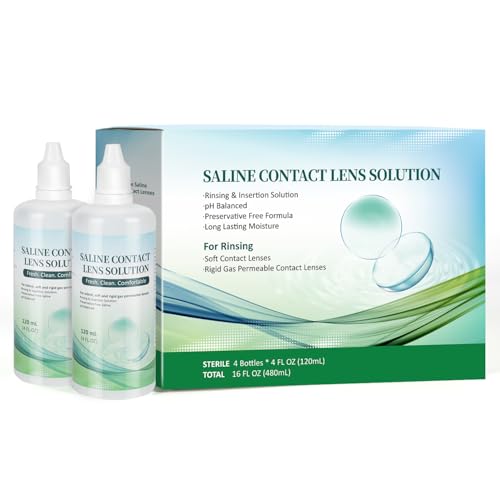 LIFVEAN Saline Contact Lens Solution Preservative Free pH-balanced Rinsing &