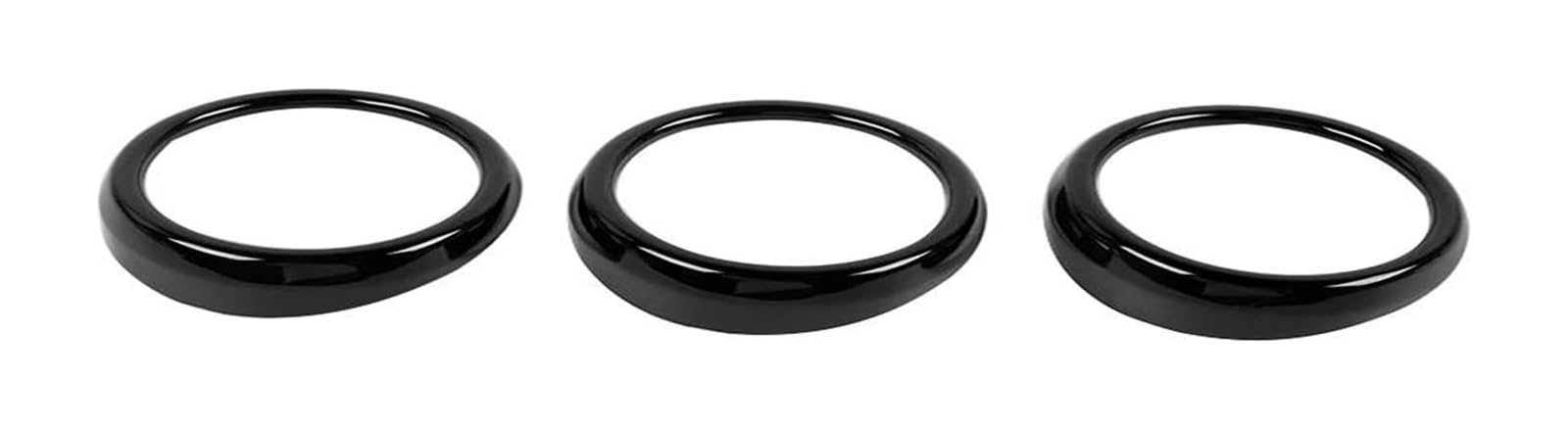 Air Vent Outlet For Mustang 2015+ ABS Car Dashboard AC Air Conditioning Vent Outlet Decoration Cover Trim Interior(Black)