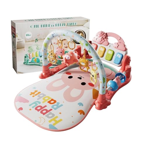 Tapis de gym enfant et tapis de jeu évolutif avec jouets d'apprentissage pour la crèche