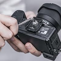 FALCAM F38 Schnellwechselplatte, Schnellwechsel Schultergurtplatte V2, Arca-Swiss kompatibel, mit 1/4" Schraube, Aluminiumlegierung, geeignet für DSLR/SLR/Kameragurt/Stative/Gimbals (3301) – Ansicht 5