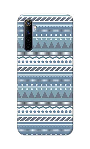 Image of PRINTFIDAA Printed Hard Back Cover Case for Realme 6 Pro Back Cover (Seamless Geometric Tribal Pattern) -1803