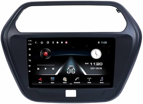Image of Mahindra TUV 300 Original QLED 9 inch Zlink Car Android Stereo | OS 13 | 2GB+32GB | Display Support Car Play & Android Auto | incl. AHD Rear Camera & Frame with -1 Year Warranty
