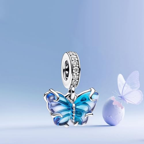 Annmors Silver Charms for Bracelets 925 Sterling Dragonfly Family Heart Love Dangle for Women Bracelet & Necklace Pendant2