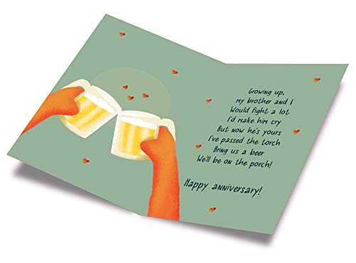 Prime Greetings Funny Anniversary Card Brother And Sister In Law #TOP1
