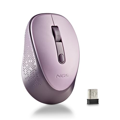 Ngs Dew Lilac Ratón Óptico Inalámbrico, Ratón Ergonómico, Ratón Inalámbrico Silencioso Para Portátil, Alta Precisión Con Nano Receptor, Ngs Dew Lilac Ratón Óptico Inalámbrico, Ratón Ergonómico, Ratón Inalámbrico Silencioso Para Portátil, Alta Precisión Con Nano Receptor,