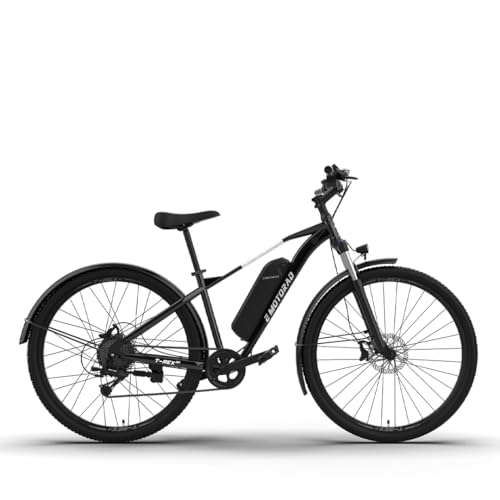 EMotorad T-Rex Air | Bicicleta Eléctrica MTB 29' para Adultos | Motor 250W 40Nm | Batería Extraíble 36V 13Ah | Frenos Hidráulicos | Shimano 7 Velocidades | Suspensión 100 mm | Hasta 65 km de Autonomía