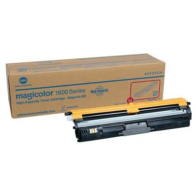 Toner d'origine Magenta Konica Minolta Magicolor 1690mf A0V30CH résout le problème des couleurs ternes