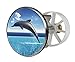 Produktbild Waschbeckenstöpsel Design Dolphin Dream | Abfluss-Stopfen aus Metall | Excenterstopfen | 38  40 mm