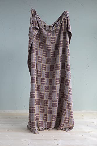 Bloomingville Woven Recycled Cotton Blend Throw With Fringe #TOP3