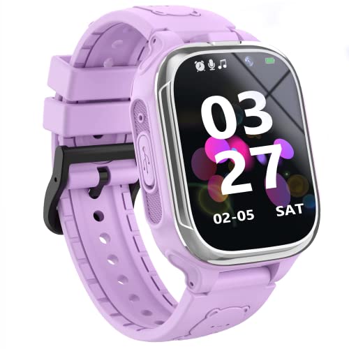 Smartwatch Niña Reloj Inteligente Niño Smartwatch Niños con 24 Juegos Música Cámara Linterna Despertador Grabación de Video, Smartwatch...