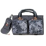 G.P.S. Double Pistol Range Bag with Mag Storage & Glasses Case | Secure Handgun, Ammo & Tactical Gear Storage | Durable Stain-Resistant Shooting Range Bag