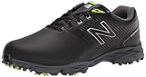 New Balance Men's Striker v2 Golf Shoe, Black/Lime, 10.5 Wide