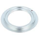 vhbw Adapterring kompatibel mit Nikon Z8, Z f, Z9, Z Fc, ZR - Z Bajonett zu Objektiven mit M42 Gewinde Silber