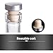 Kaachli Clear Glass Bottles 12 oz - 375ml [Pack of 6] for Wine Beverages Drinks Oil Vinegar Kombucha Beer Water Soda with Cork Stopper Airtight Lid
