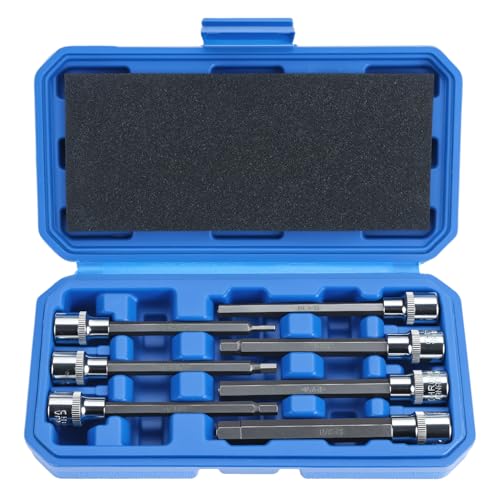 QWORK® 7PC Coffret de Douilles Allen 3/8