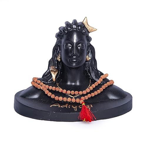 WC_Adiyogi | Lord Shiva Idol für Car Dashboard | Mahadev Idol Shiv Murti Shankara Pooja y...