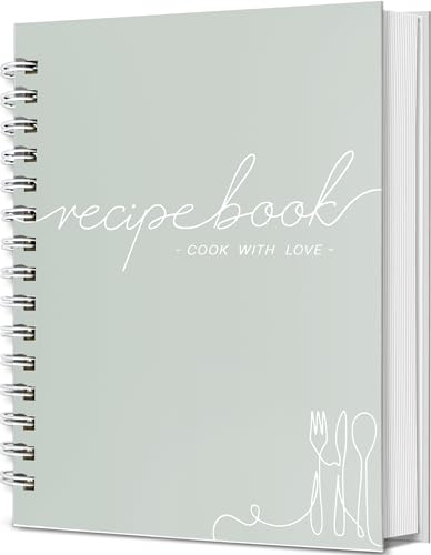 Recipe Book to Write in Your Own Recipes - Spiral Blank Cookbook ...