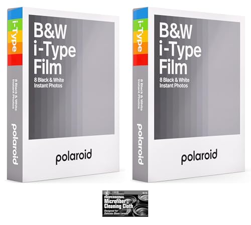 Polaroid Black & White Instant Film for Polaroid I-Type Now Lab OneStep2 Camera - 2-Pack
