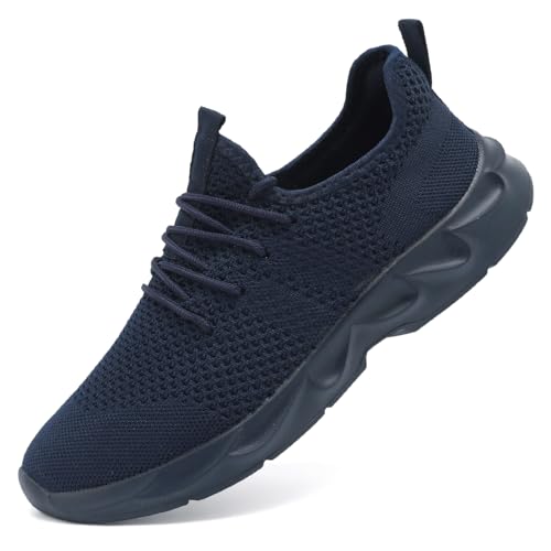 Image of Womens Walking Shoes Slip on Running Tennis Sneakers Non Slip Workout Athletic Gym Sports Breathable Mesh Lightweight Comfortable Fashion Casual Soft Sole