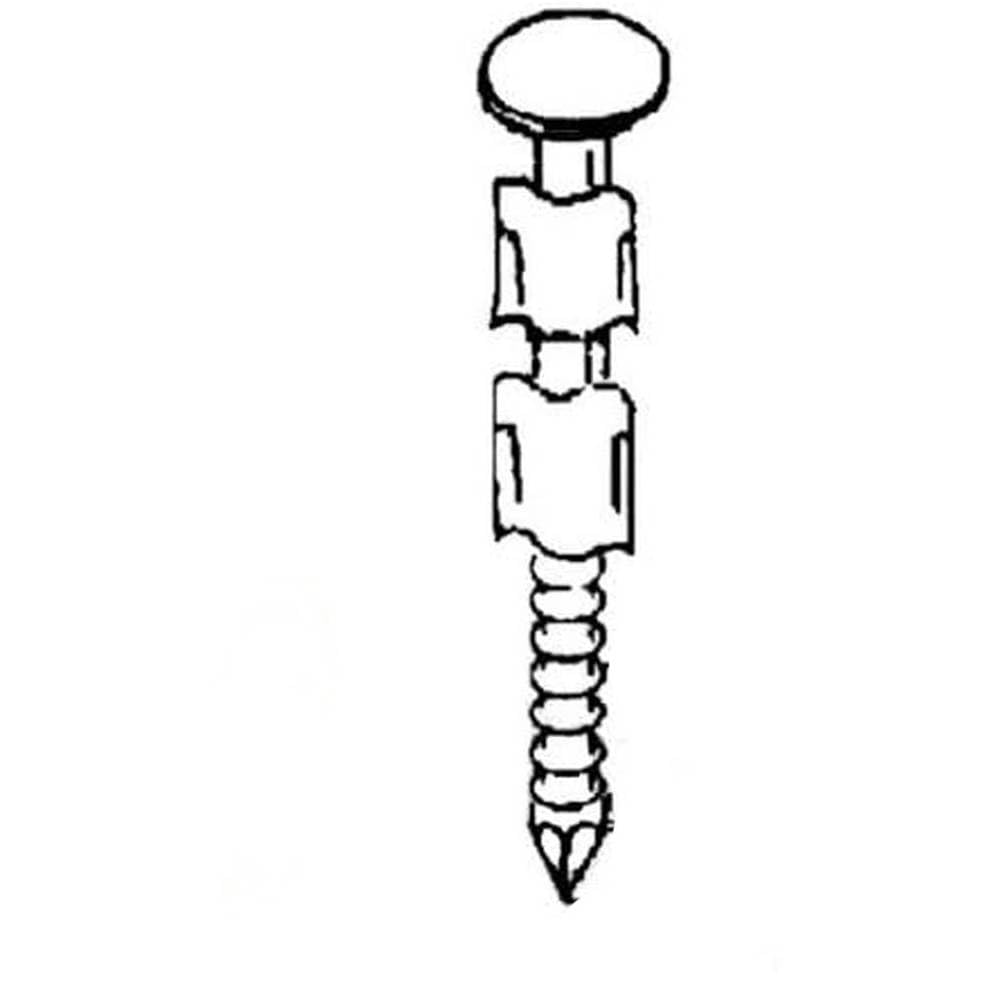 D-Work - Juego de 2000 puntas Jdbg anilladas (acero inoxidable, 25°, 28 x 25 mm)
