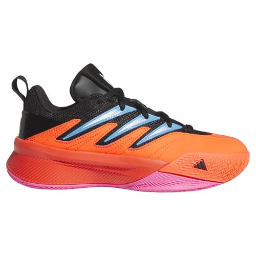 adidas Dame Certified 3 J, Zapatillas de Baloncesto Unisex Adulto, Solar Red/Core Black/Cloud White, 36 2/3 EU