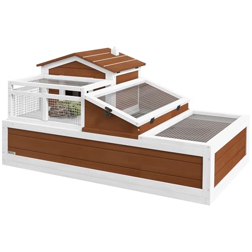 PawHut Coffee 3-Room