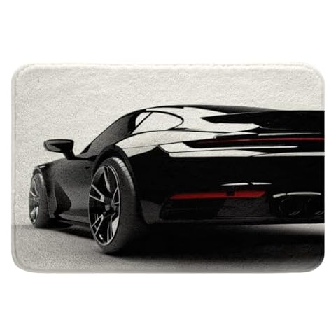 Feelyou Racing Car Bath Mats for Bathrooms Cover