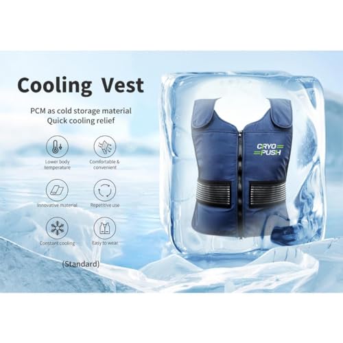 Phase Change Cooling Vest - 18C, Navy Blue3
