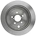 ACDelco Silver 18A2683A (19295261) Non-Coated Rear Disc Brake Rotor