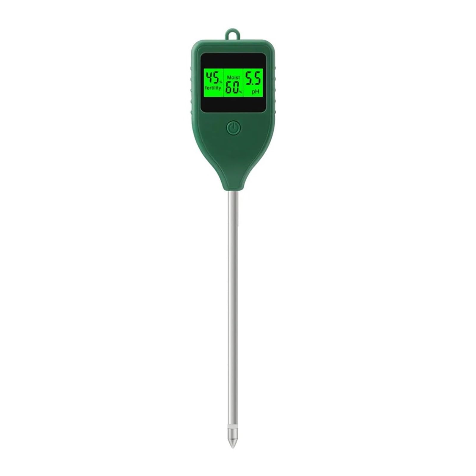 Misuratore PH Del Suolo 3 In 1 Tester Di Fertilità Giardino Agricolo Rilevatore Test Umidità For Piantare Interni, Piante In Vaso, Prato Letture Precise
