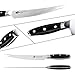 TUO Carving Knives & Forks - Barbecue knives 8'' - Meat Cutting Fork-Shaped Tip Utility bbq Knives - German X50CrMoV15 Steel Knife - Full Tang Pakkawood Handle with Gift Box - BLACK HAWK Series