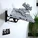 Grandor Wall Mount for LEGO 75394 Star Wars Imperial Star Destroyer Durable 3D Printed Design - Single Wall Fixing - Handmade Display Solution (LEGO Set Not Included)