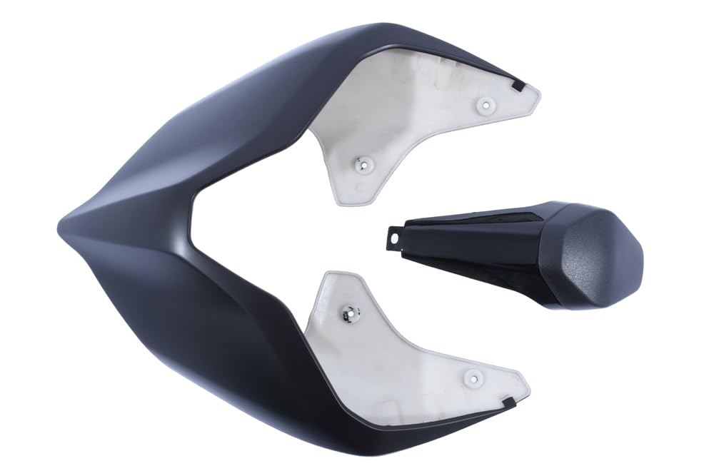 avdb-moto Tapa de Colín Monoplaza compatible con DUCATI PANIGALE V4 / S/SP/R 2018-2021, V4 / S/R / SP2 2022-2024, STREETFIGHTER V4 SVF4 2020-24, ABS Inyectado (Negro Mate-Negro Brillante)