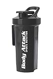 Body Attack Sports Nutrition GA Shaker, Schwarz, 1000 ml